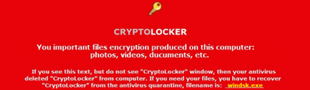 Cryptolocker removal tool and file decryption