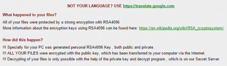 Decrypt and remove CryptXXX ransomware