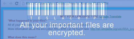 .ECC files virus (TeslaCrypt ransomware) decryption and removal tool