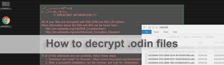 Odin virus removal: how to decrypt .odin extension files