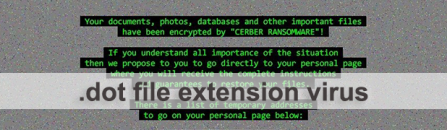 Decrypt .dot file virus: how to recover from .dot extension ransomware (upd. 2017)