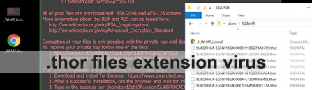 Thor virus: how to decrypt .thor files ramsomware