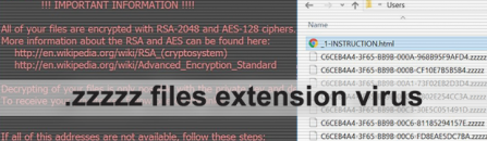 Decrypt .zzzzz files and remove Locky/ZZZZZ ransomware virus