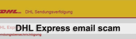 DHL scam emails distributing virus files