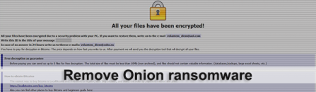 Onion ransomware: decrypt .onion virus extension files