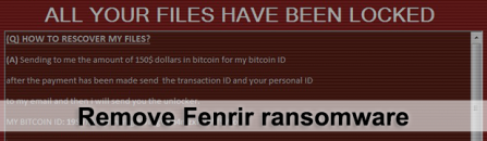 Fenrir ransomware: removal and decryption techniques