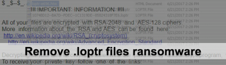 Decrypt .loptr files – Locky ransomware virus variant