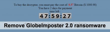 GlobeImposter 2.0 ransomware: decrypt .725/.726 files virus (Sep. 2017)