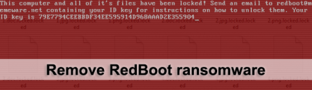 RedBoot ransomware removal – .locked file decryptor