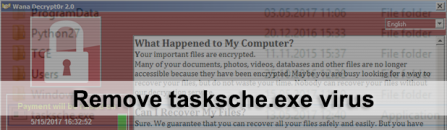 How to remove tasksche.exe ransomware virus