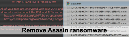 Decrypt .asasin virus files – Asasin/Locky ransomware removal