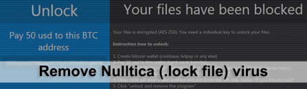 .lock file virus: recovery and ransomware removal