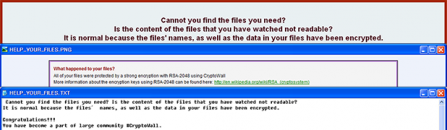 Remove Help_Your_Files.png (.html, .txt) virus files encrypted by CryptoWall 4.0