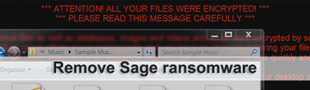 Sage 2.0 ransomware decryption and removal tutorial