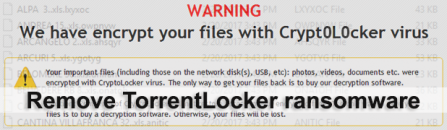 TorrentLocker ransomware: decrypt files and remove virus