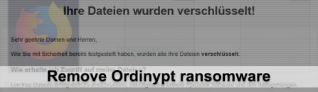 How to remove Ordinypt ransomware virus