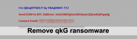 Remove qkG ransomware and restore encrypted Word files