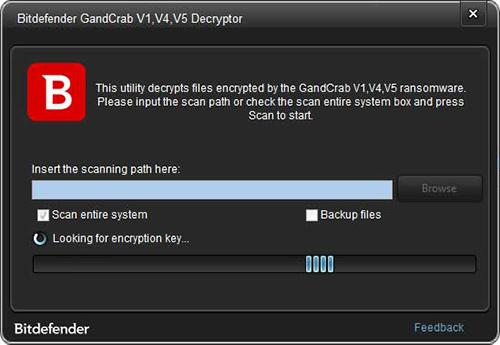 GandCrab decryption underway