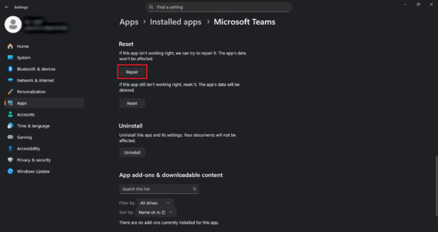 Repair Teams - Step 8