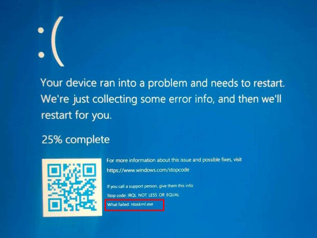 ntoskrnl.exe BSOD (Blue Screen of Death) “System Crash” Guide