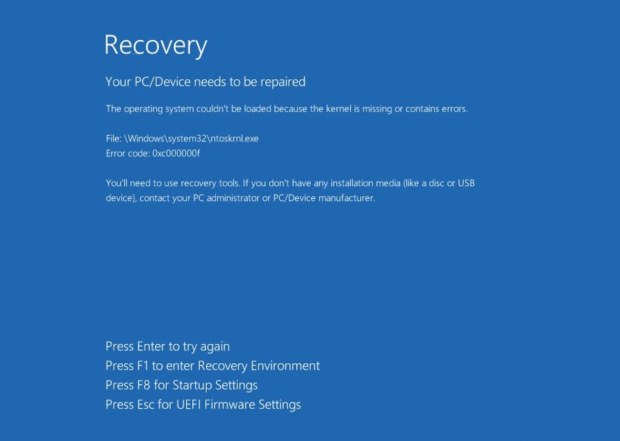 BSOD ntoskrnl.exe