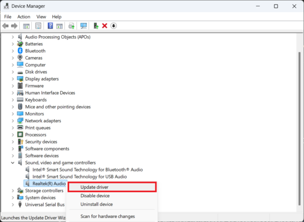 Update audio drivers