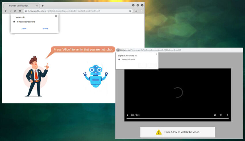 BigDater.me virus removal from Chrome, Firefox, Safari, IE