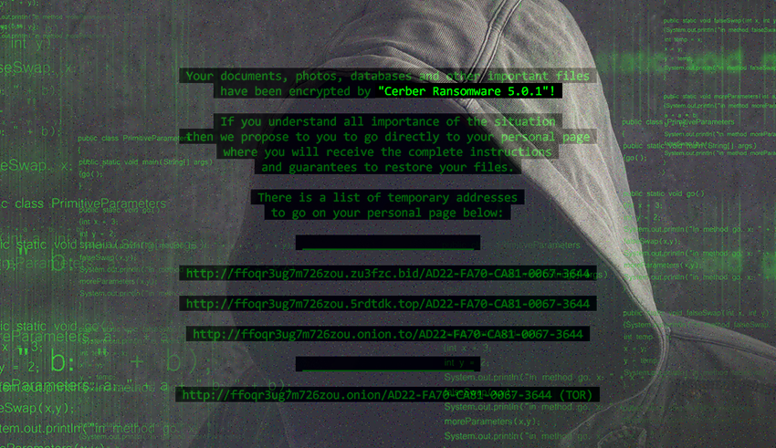 Cerber Ransomware 5.0.1: _README_.hta virus decryption and removal