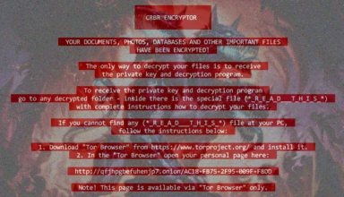 CRBR Encryptor virus: remove and decrypt ransomware files