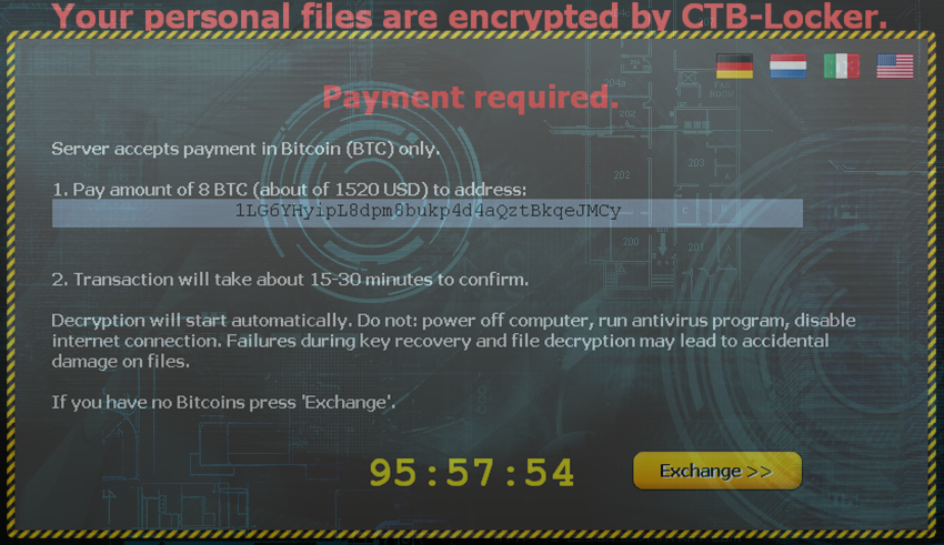 CTB Locker virus decryption and removal tool
