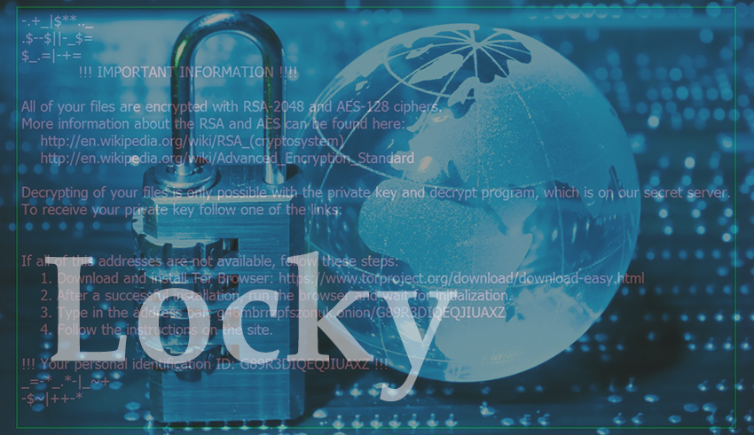 Locky ransomware: decrypt files and remove virus (Dec. 2017 upd.)