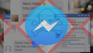 Facebook Messenger virus video – Youtube link removal [May 2019]