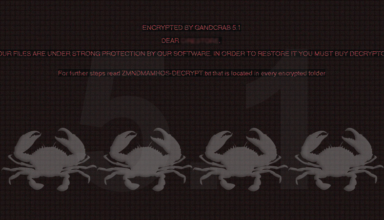 GandCrab v5.1 ransomware decryptor and removal [Feb 19 upd.]