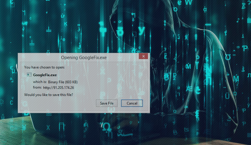 Remove GoogleFix.exe virus from Chrome, Firefox, IE and Safari