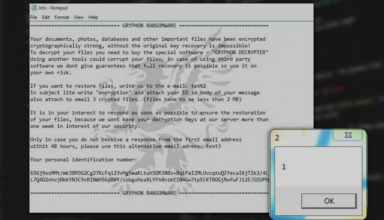 Gryphon ransomware: decrypt .gryphon files and remove virus