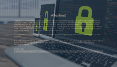 LeChiffre ransomware virus: decrypt and remove