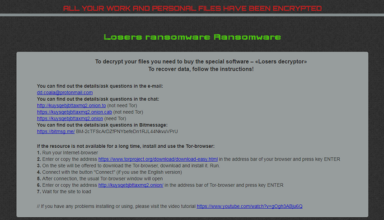 Losers ransomware – how to decrypt .losers extension files