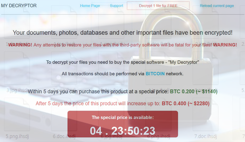 My Decryptor [Magniber] ransomware removal: .ihsdj and .kgpvwnr virus files recovery