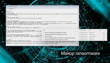Makop ransomware: remove virus and restore encrypted files