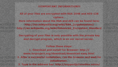 Remove MOLE02 ransomware virus and decrypt .mole02 files (upd. July 2017)