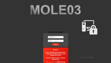 MOLE03 ransomware: how to decrypt .MOLE03 files