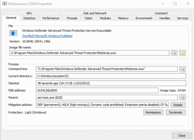 mssense.exe High CPU Usage in Windows