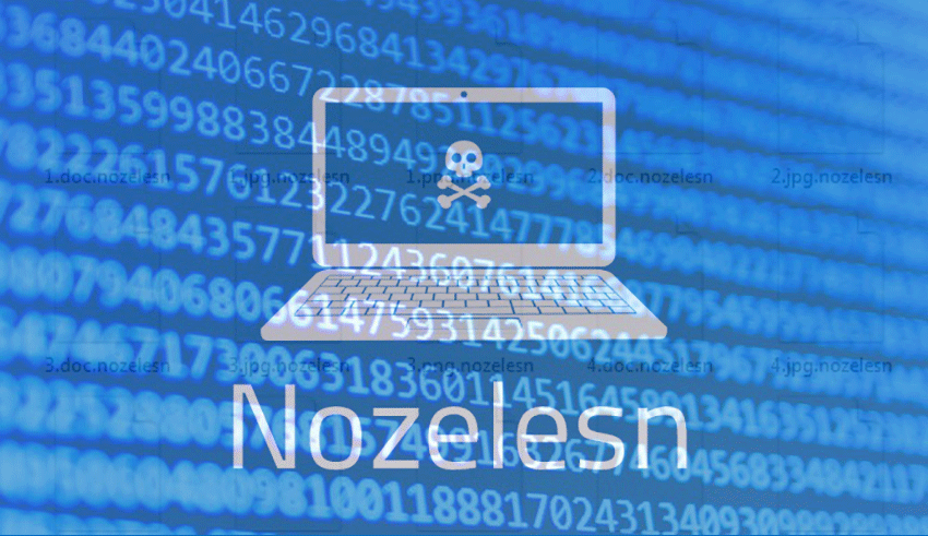 Nozelesn ransomware decryptor and removal tool