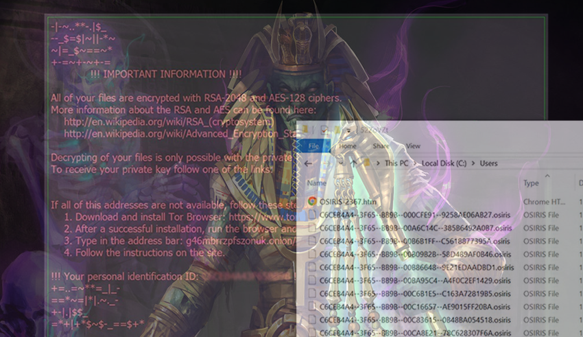 Decrypt .osiris files and remove Locky-Osiris ransomware virus