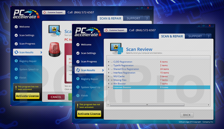 Remove PCaPro (PC Accelerate Pro) virus