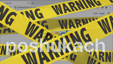 Remove poshukach.com redirect virus in Chrome, Firefox, Safari