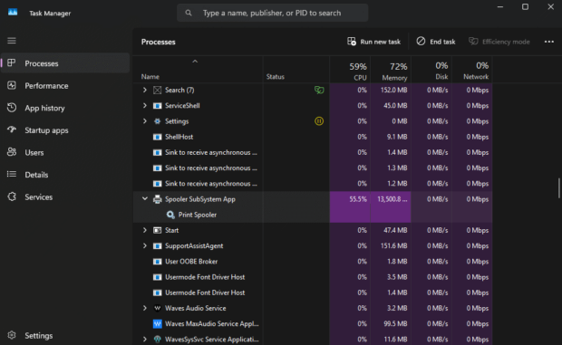 print spooler process