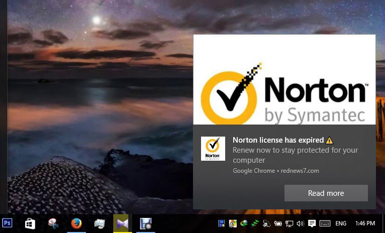 Remove RedNews7 virus popup from Chrome/Firefox/IE/Safari