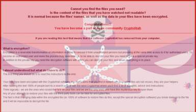 Remove CryptoWall 4.0 ransomware virus and recover encrypted files