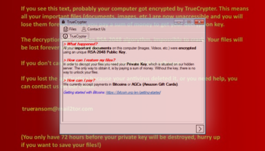 Decrypt and remove TrueCrypter (.enc) ransomware